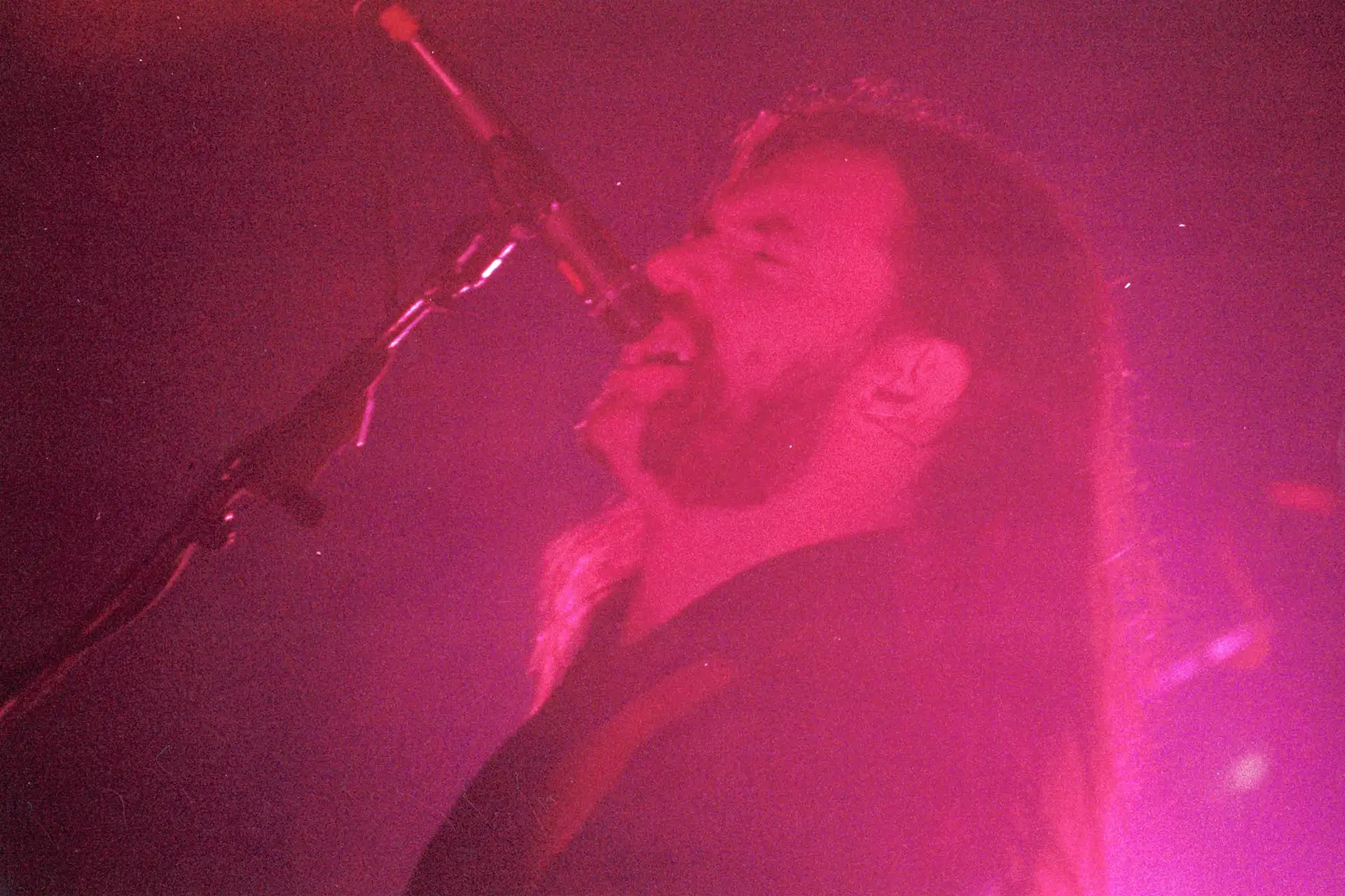 Livebild Motörhead Lemmy seitlich Nahaufnahme