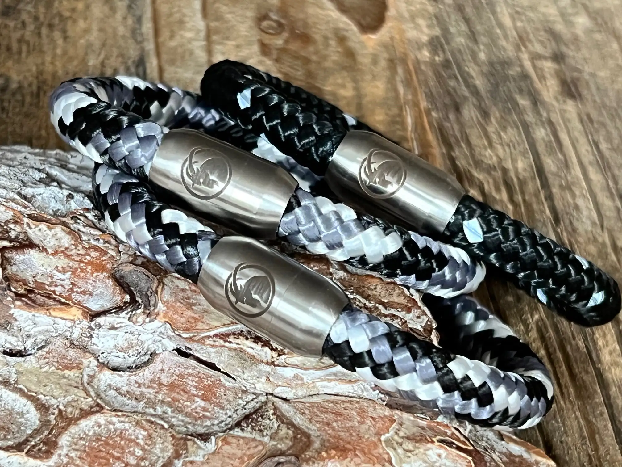 3 verschidene Tau-Armbänder mit Magnetverschluss