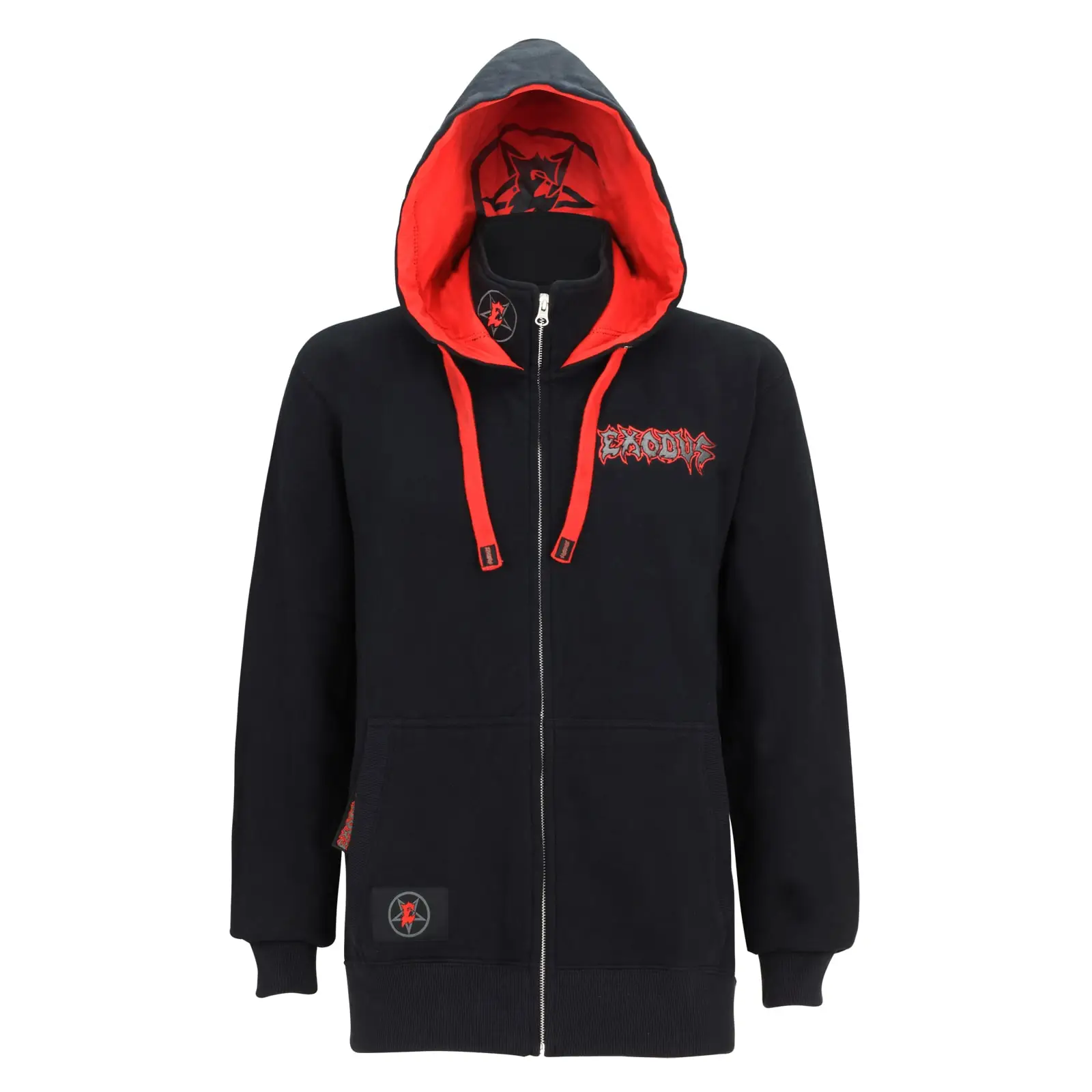 Exodus Kapuzenjacke mit Logo Stick auf der Brust