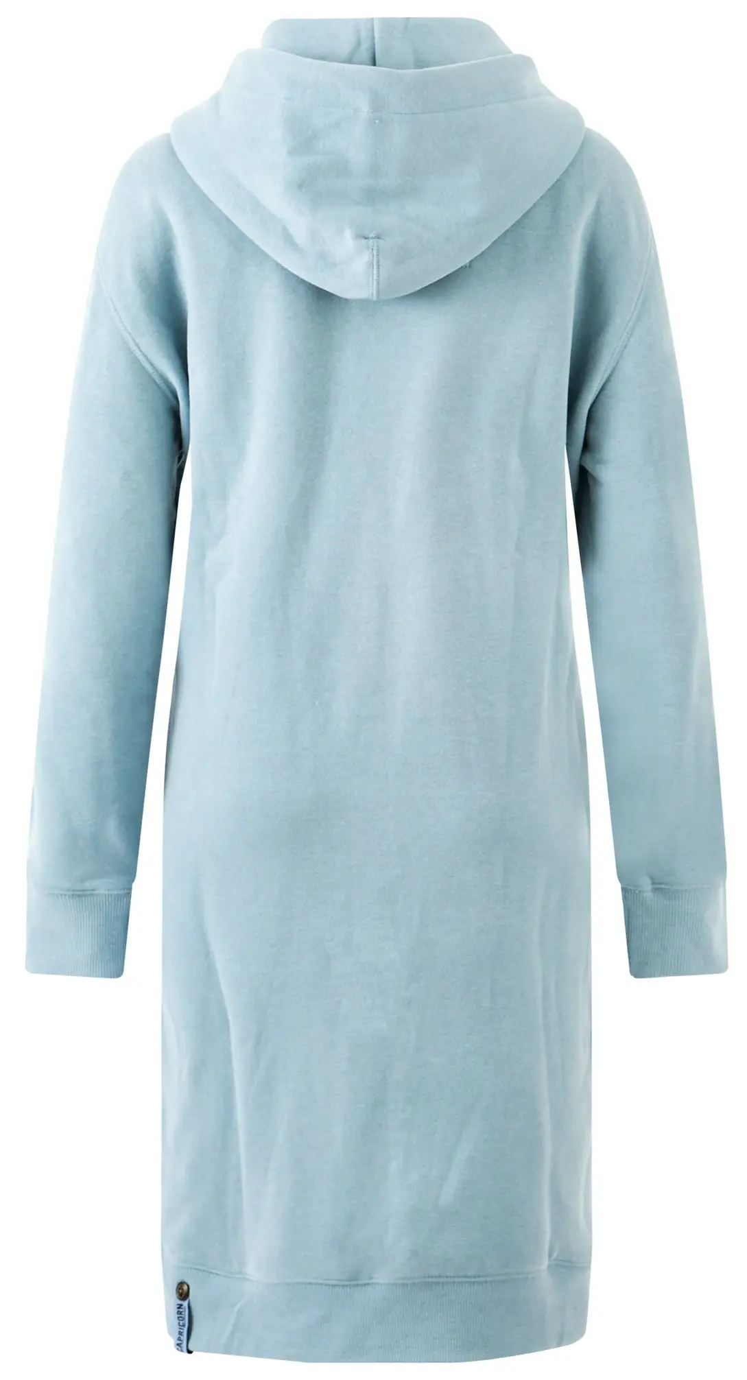 Sweatkleid hellblau Rückenansicht
