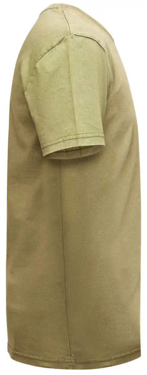 T-Shirt olivgrün Seitenansicht