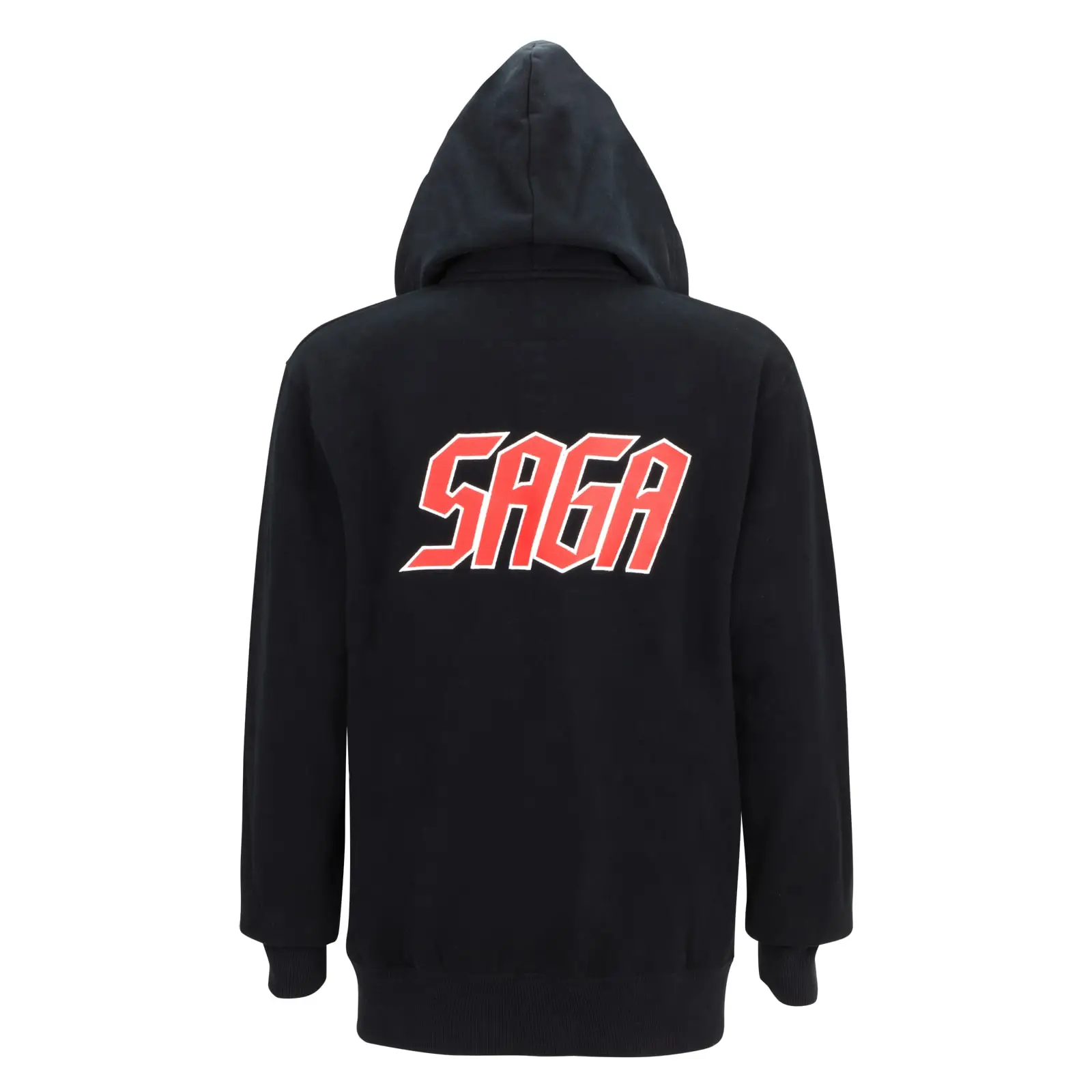 Saga Kapuzenjacke Red Logo Rückansicht