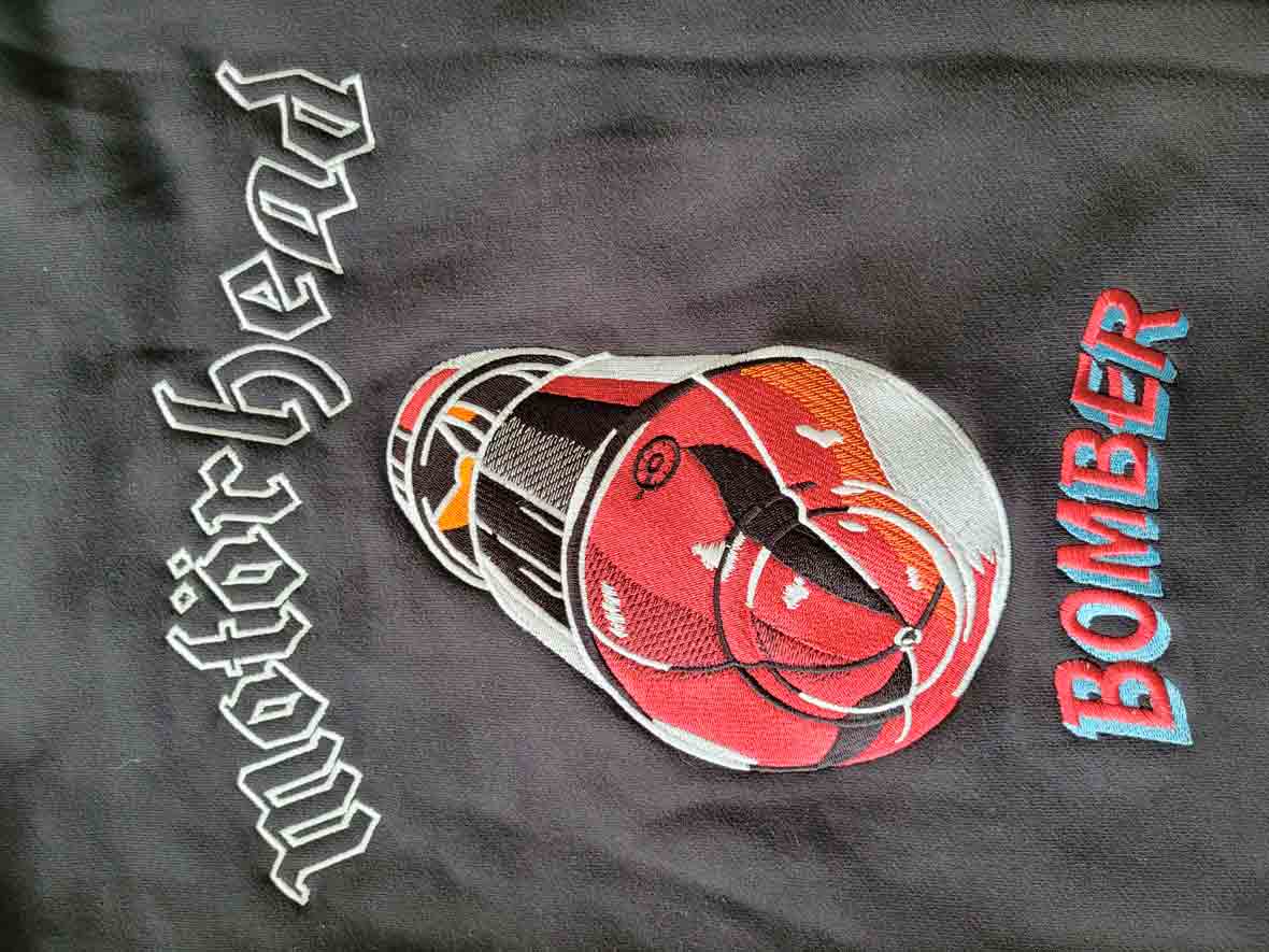 Motörhead Bomber Kapuzenjacke Rückenstick