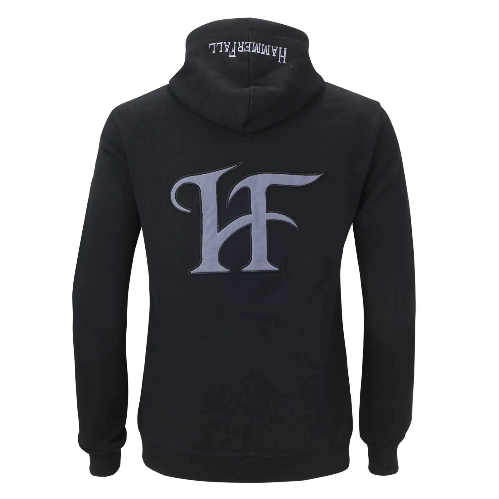 Hammerfall Kapuzenjacke mit HF Logo auf dem Rücken