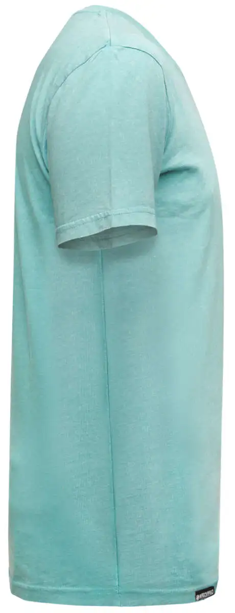 T-Shirt grün Seitenansicht