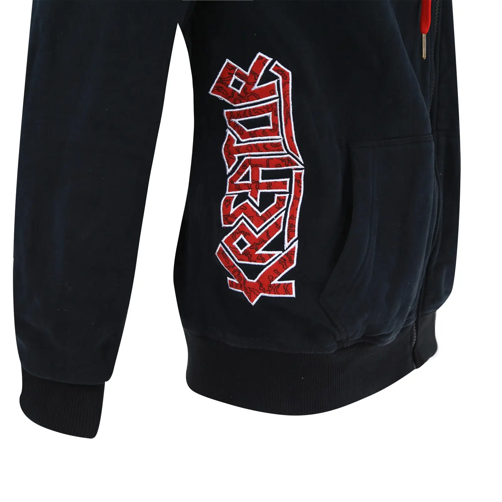 Kreator kapuzenjacke seitlich aufgenähter Logo Patch