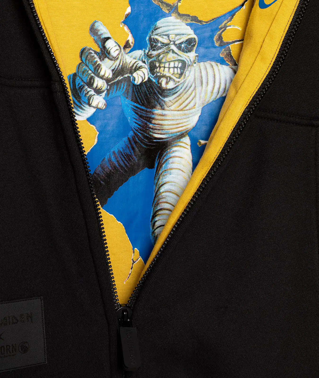 Iron Maiden Powerslave Kapuzenjacke Innenfutter bedruckt
