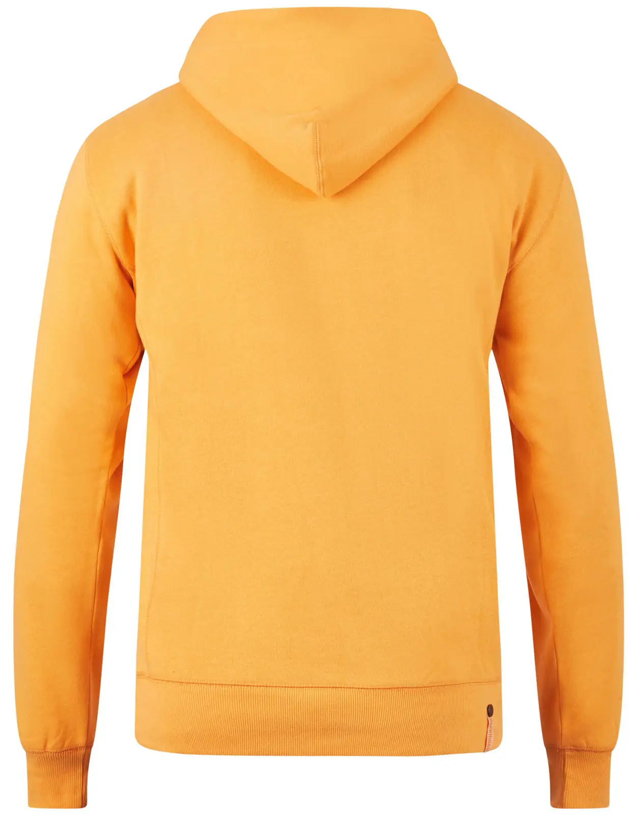 Hoodie orangefarben Rückansicht