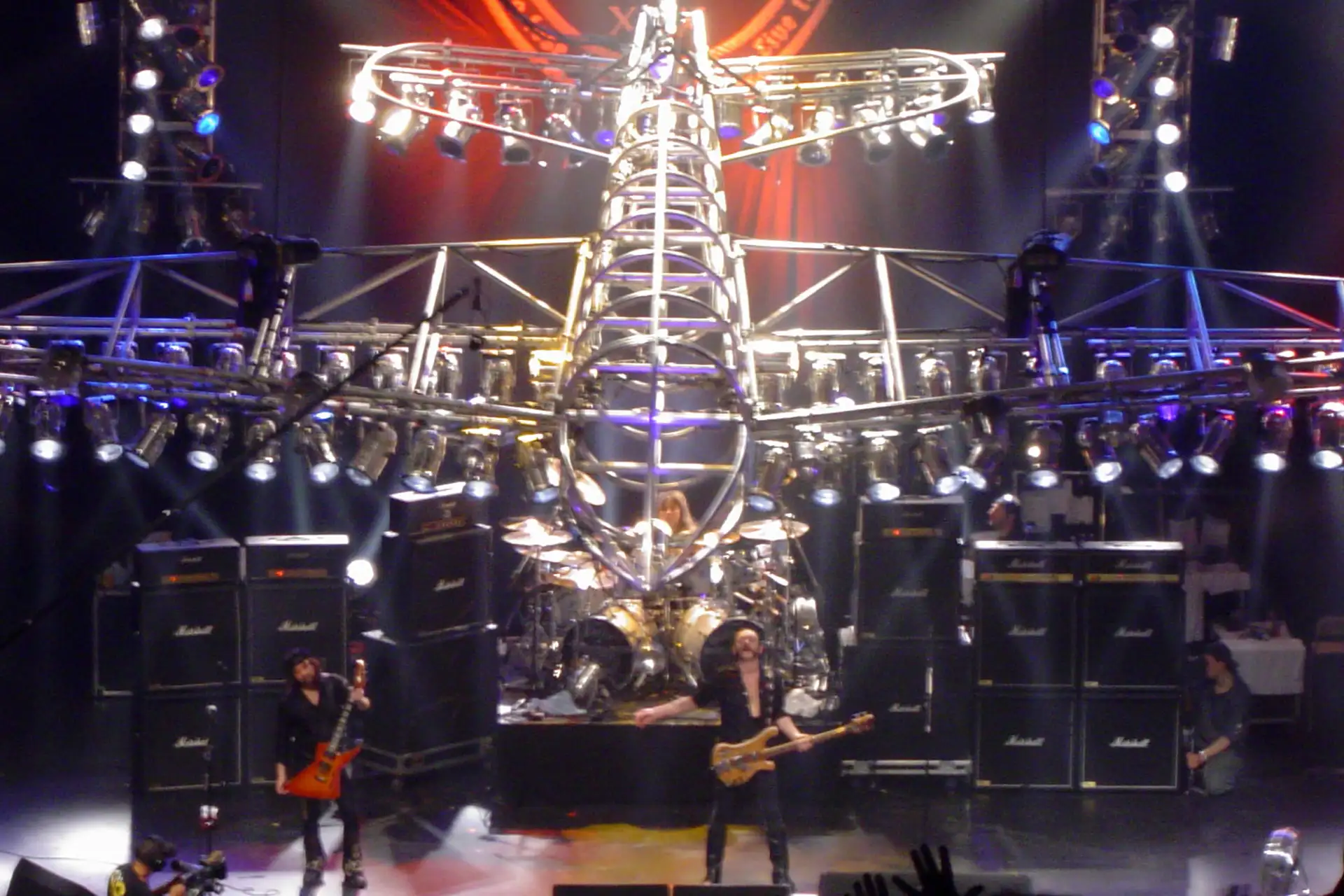 Motörhead Live Bild mit Bomber im Hammersmith Odeon in London