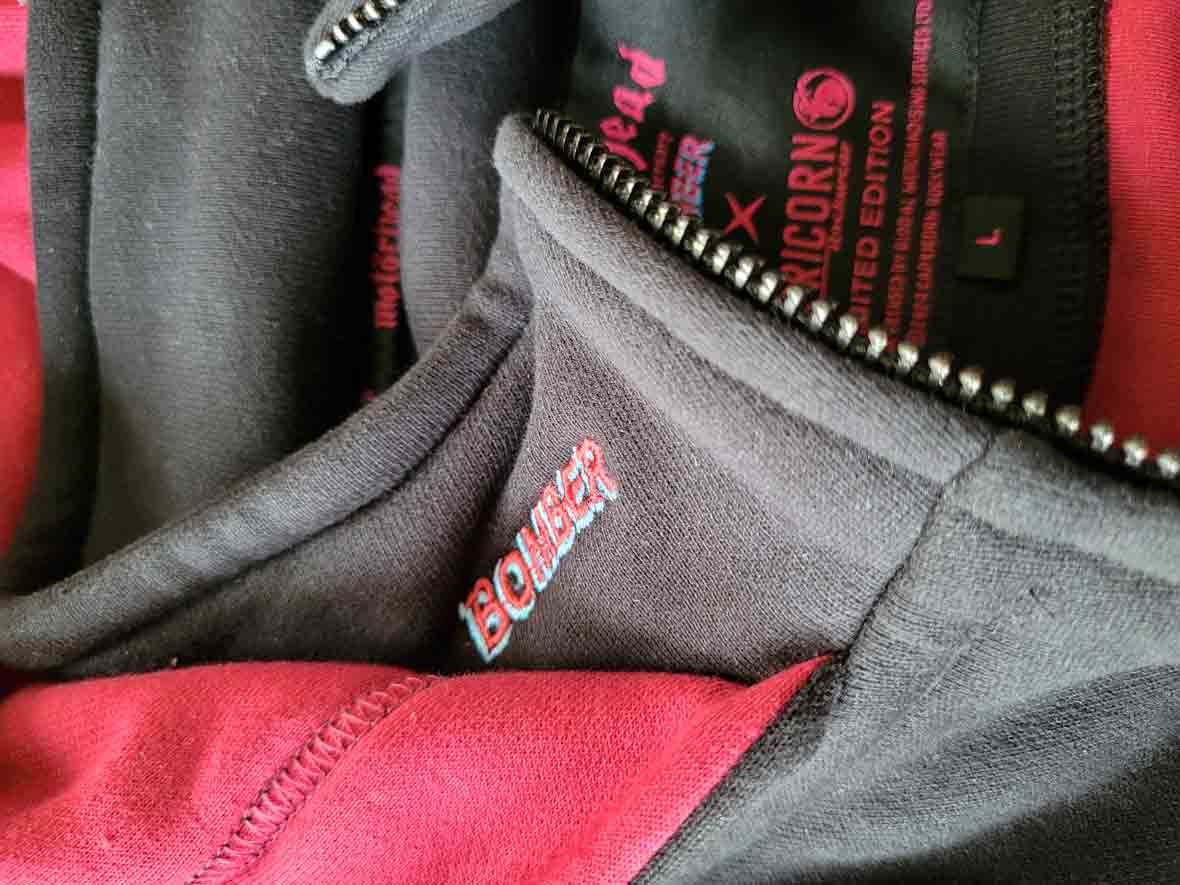 Motörhead Bomber Kapuzenjacke Kragenstick