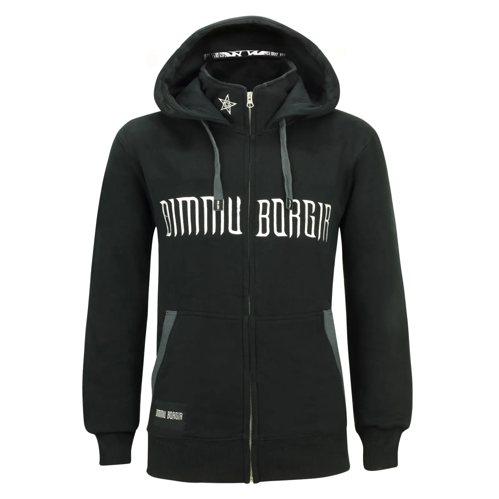 Dimmu Borgir Kapuzenjacke mit Logo Stick über der Brust