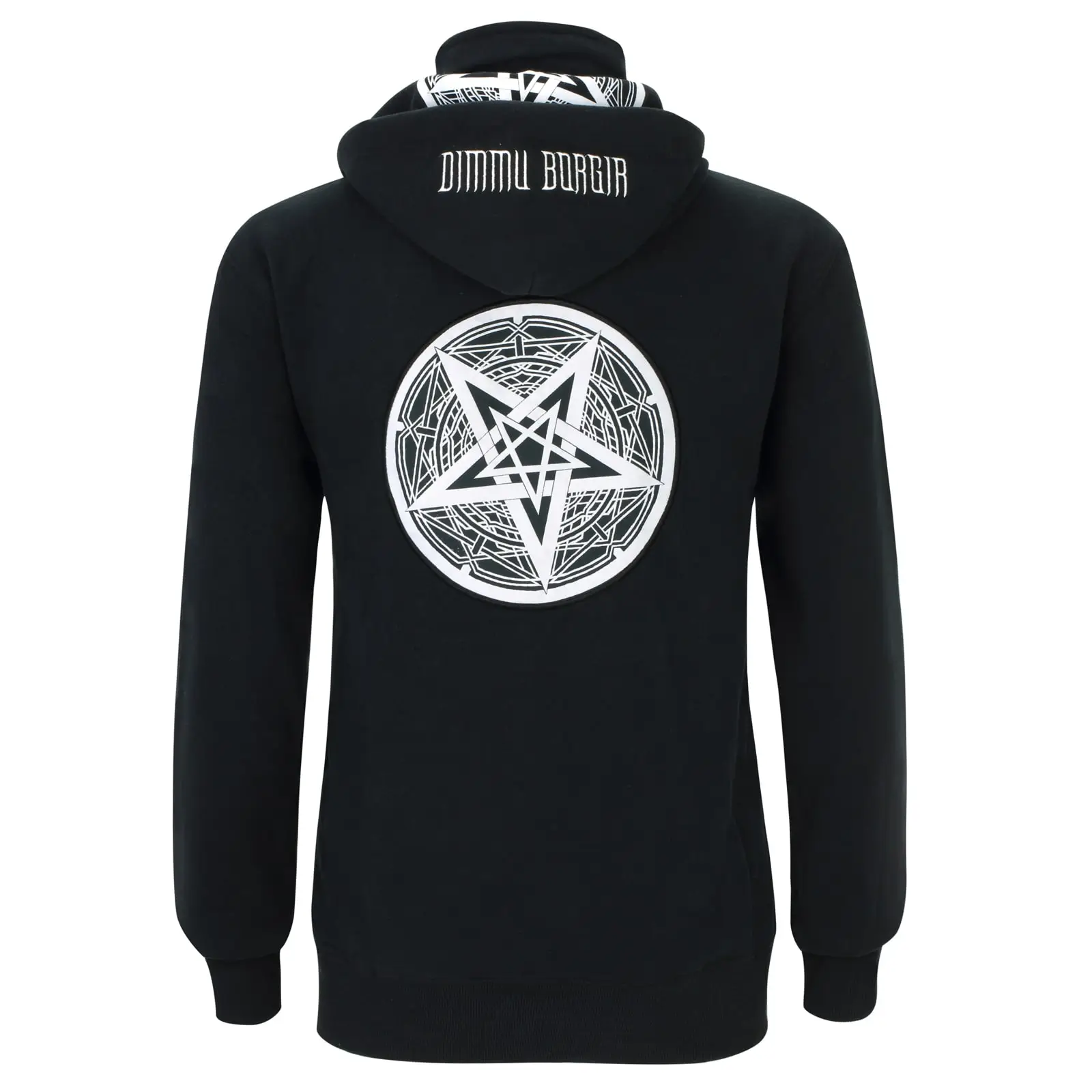 Dimmu Borgir Kapuzenjacke mit Pentagramm auf Rücken