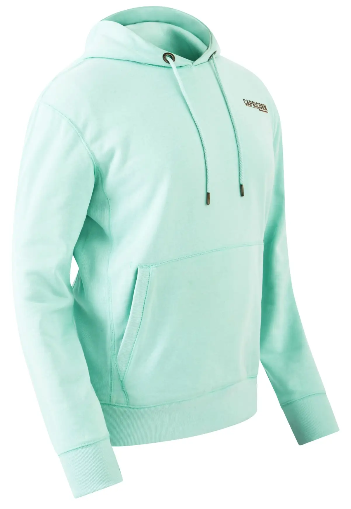 Hoodie mintgrün Seitenansicht